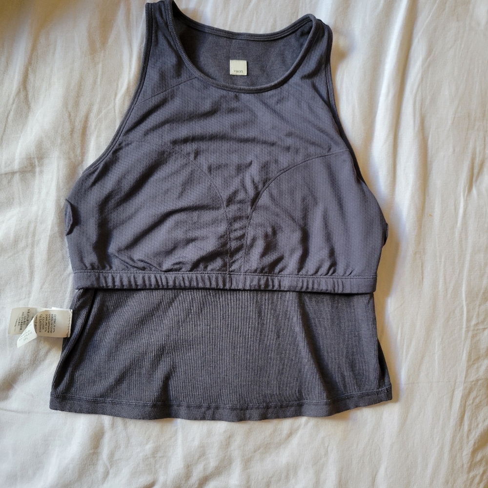 Vuori Dark Gray Women's Tank Top - Picture 6 of 6